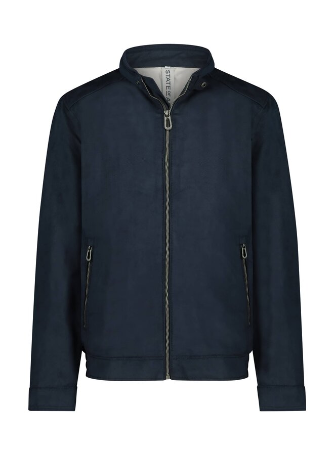 State of Art kort zomerjack navy