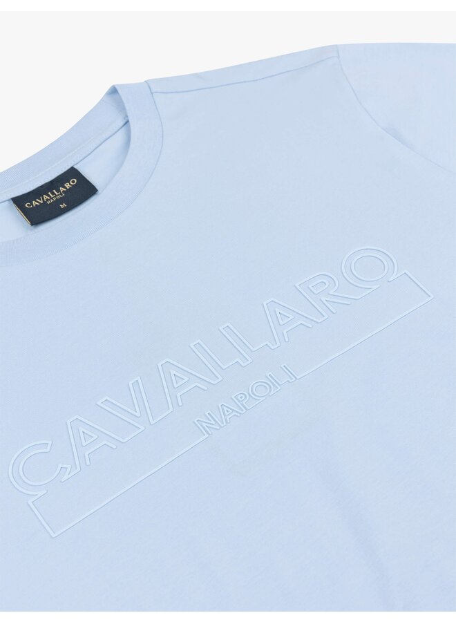 Cavallaro Napolo Beciano T-shirt licht blauw