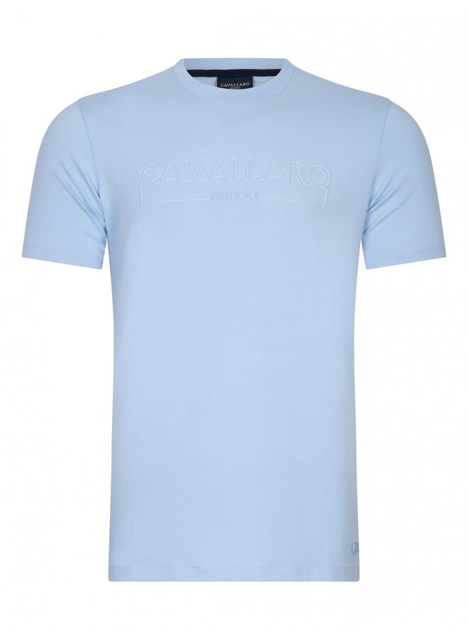 Cavallaro Napolo Beciano T-shirt licht blauw