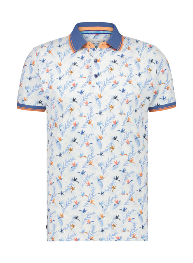 A Fish named Fred Hummingbird polo floral