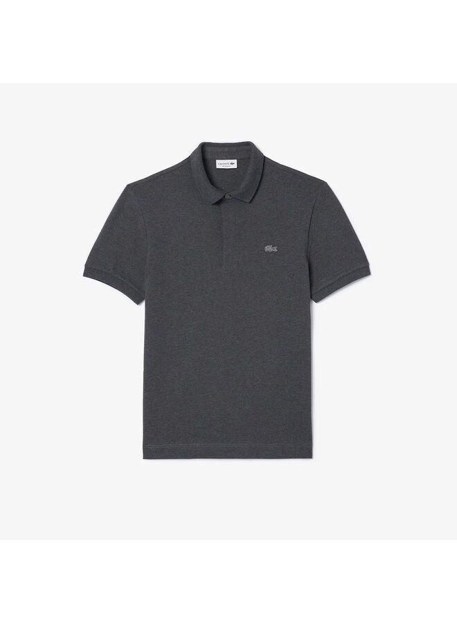 Lacoste Paris polo pique stretch grijs