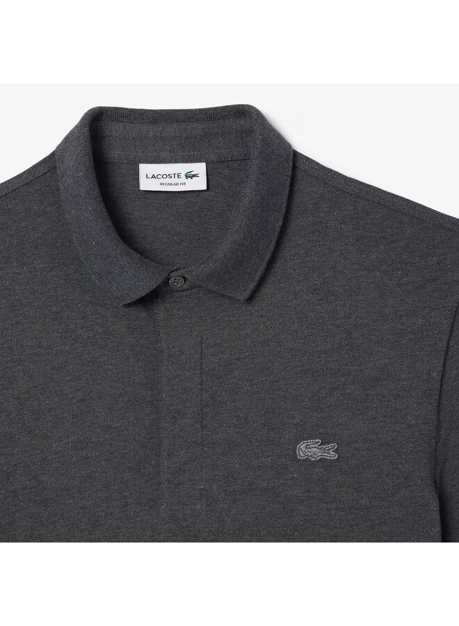 Lacoste Paris polo edition pique grijs