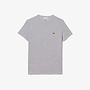 Lacoste t-shirt ronde hals pimakatoen licht grijs