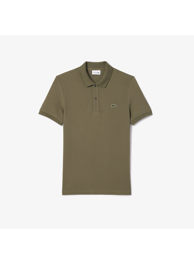 Lacoste slimfit polo pique khaki