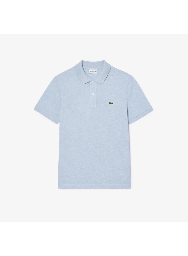 Lacoste polo korte mouw slimfit pique licht blauw