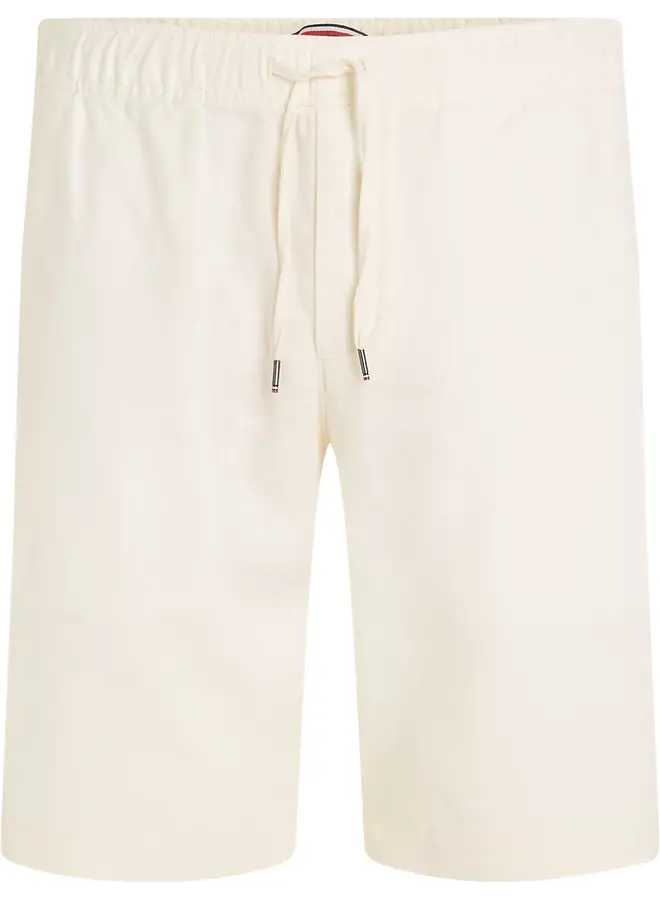 Tommy Hilfiger korte broek linnen blend off-white