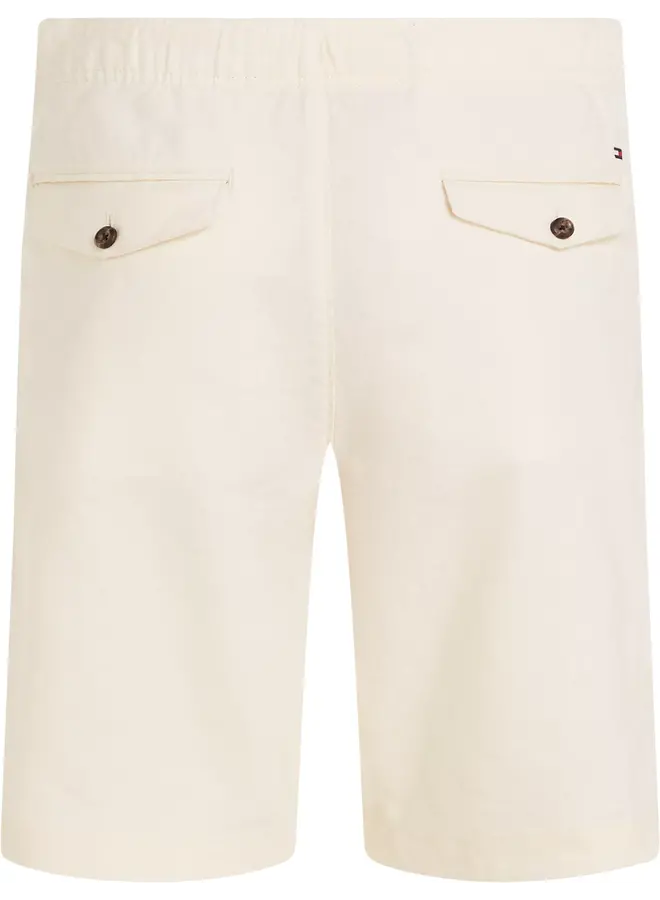 Tommy Hilfiger korte broek linnen blend off-white