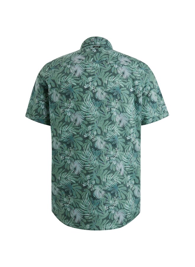 Vanguard korte mouw shirt print groen