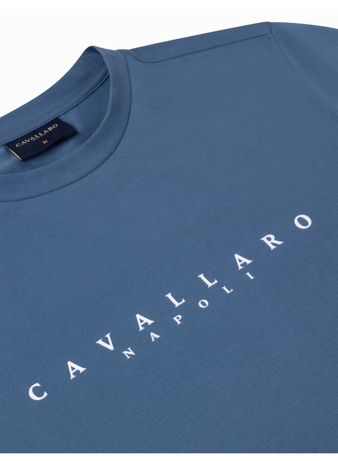 Cavallaro Cavezzio tee grey blue