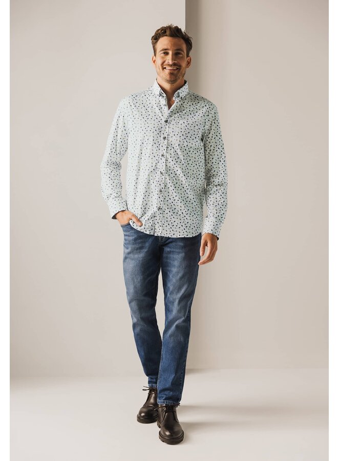 State of Art shirt lange mouw print