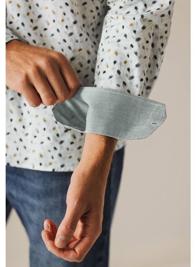 State of Art shirt lange mouw print