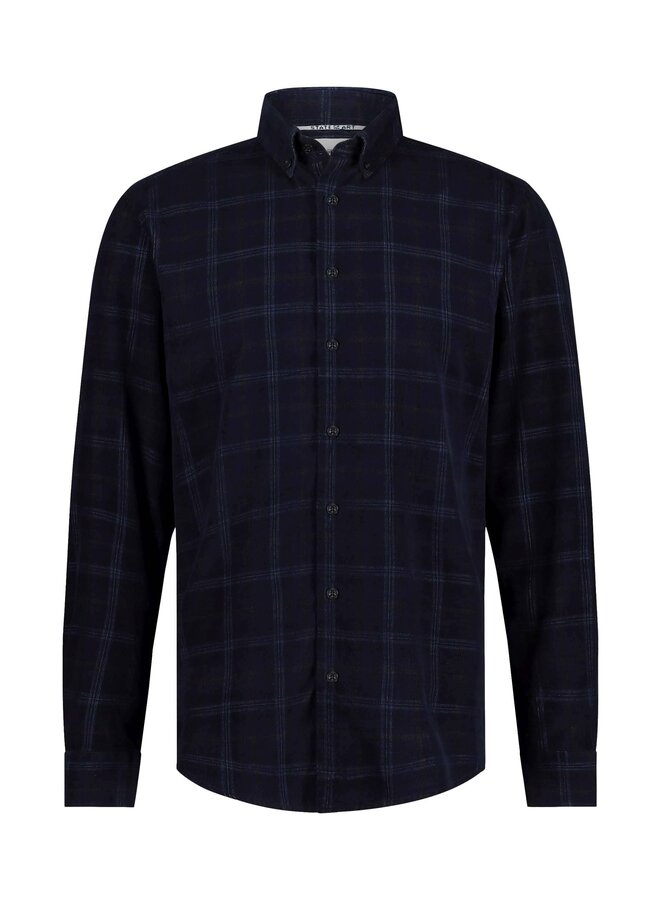 State of Art shirt met ruit in structuur