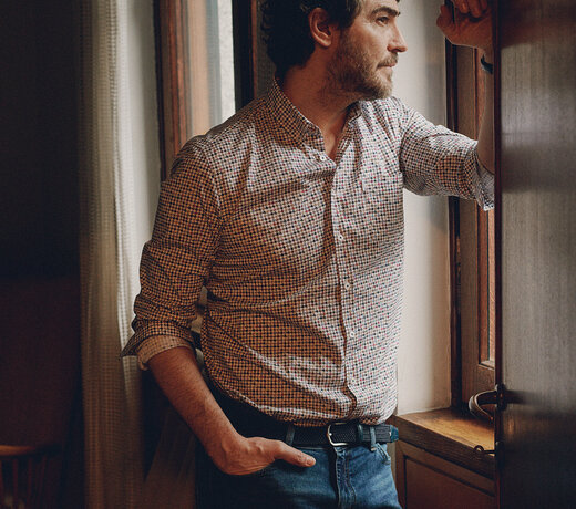 Casual shirts lange mouw