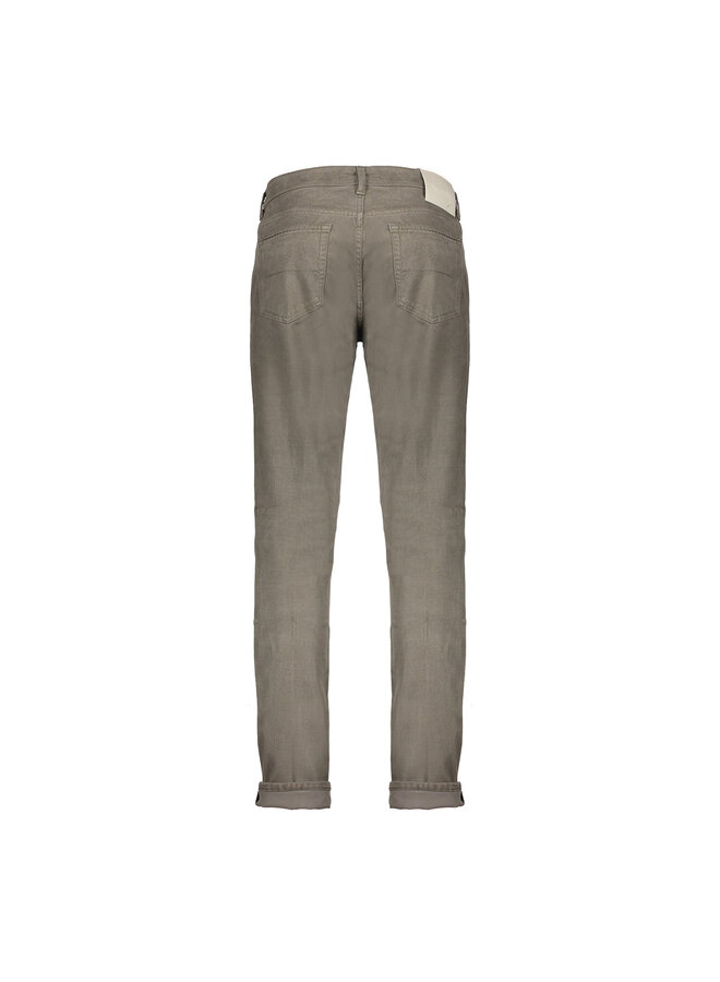 Rehash 5 pocket katoenen broek Rubens-z taupe