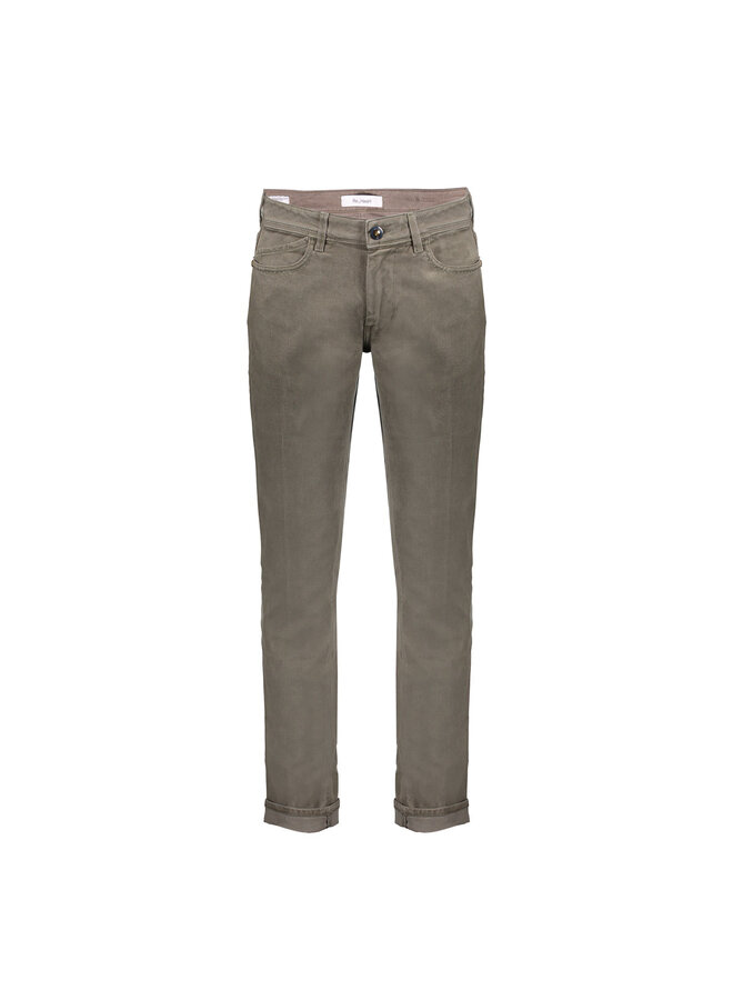 Rehash 5 pocket katoenen broek Rubens-z taupe