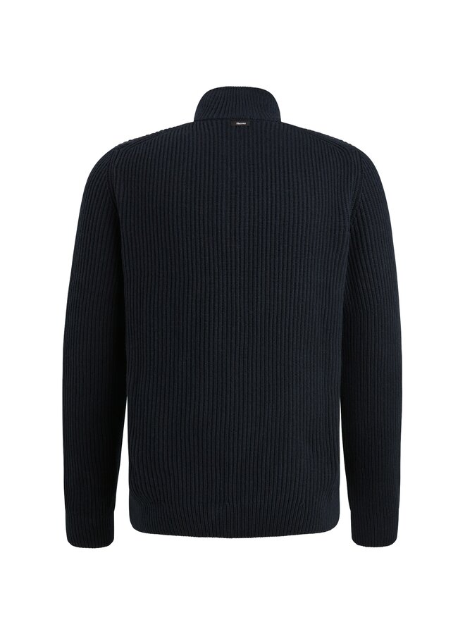 Vanguard half zip kabelpullover navy