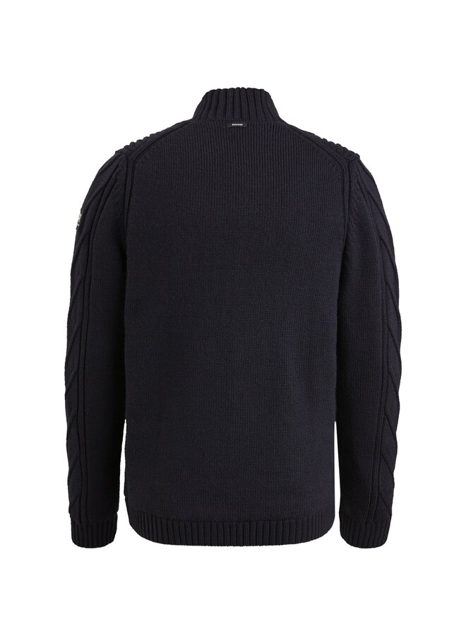 Vanguard gevoerd vest met rits navy