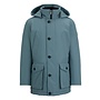 Boss Orange relaxed Fit parka blauw