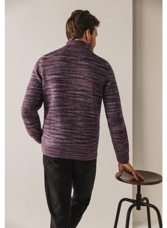 State of Art half zip pullover gebreid rood