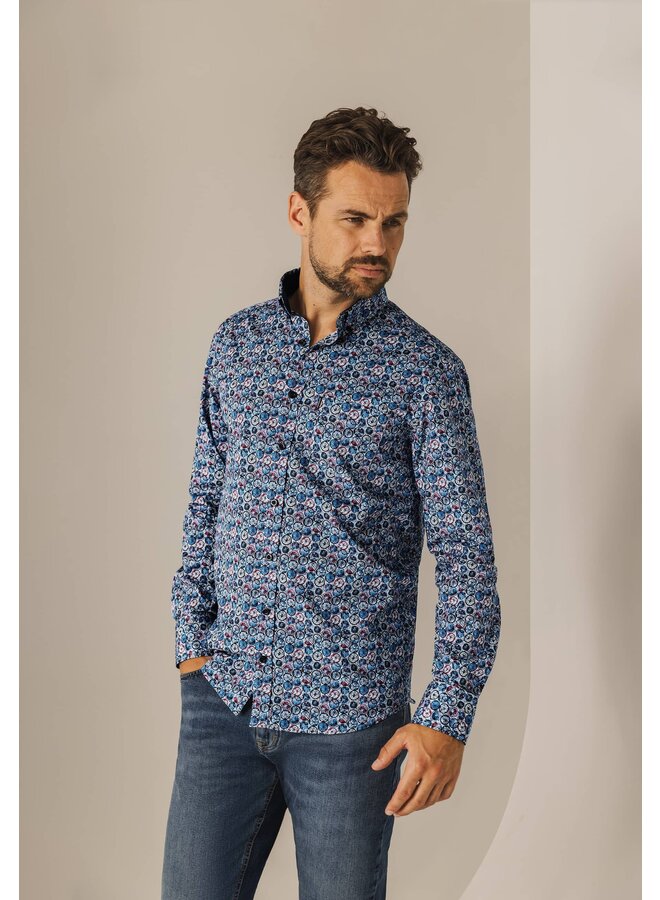 State of Art shirt lange mouw fancy print