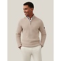 Cavallaro half zip pullover Sandrio beige