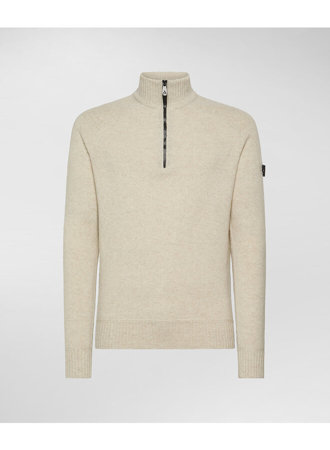 Peuterey half zip pullover off-white