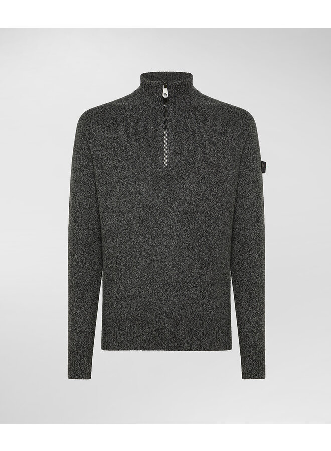 Peuterey half zip pullover dark grey