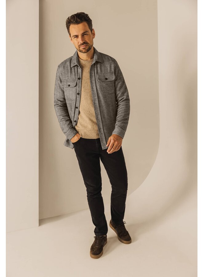 State of Art visgraad overshirt beige