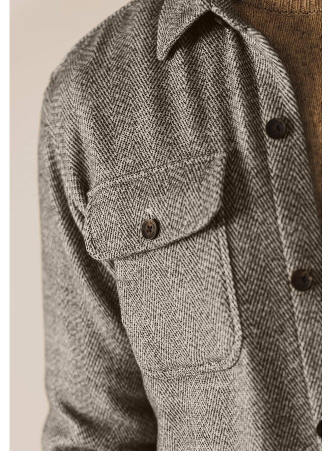State of Art visgraad overshirt beige