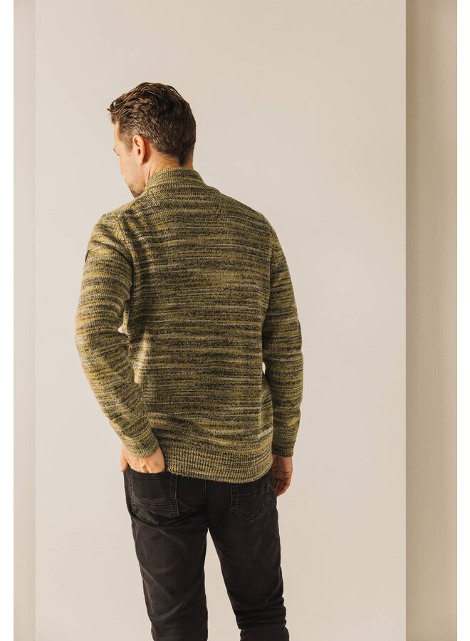 State of Art half zip pullover okergeel