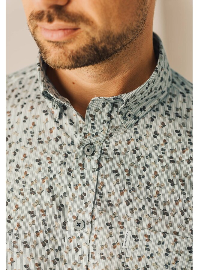 State of Art print shirt blaadjes