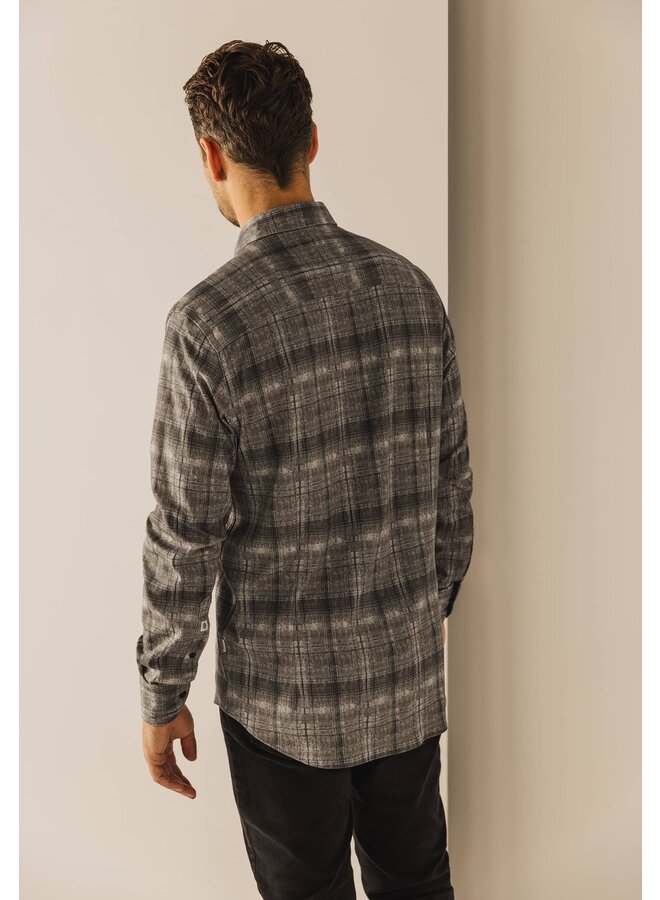 State of Art flanel shirt ruit beige