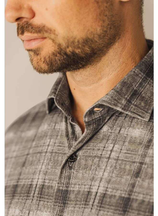 State of Art flanel shirt ruit beige