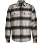 Vanguard ruit overshirt bruin