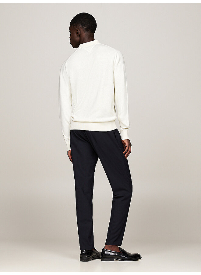 Tommy Hilfiger polo lange mouw off-white