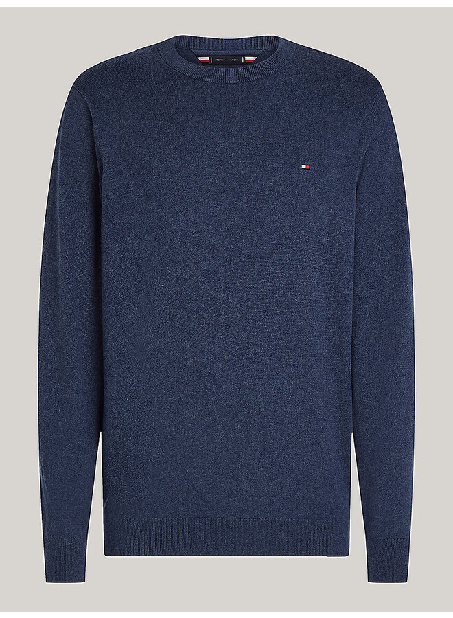 Tommy Hilfiger ronde hals pullover jeansblauw