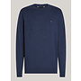 Tommy Hilfiger ronde hals pullover jeansblauw
