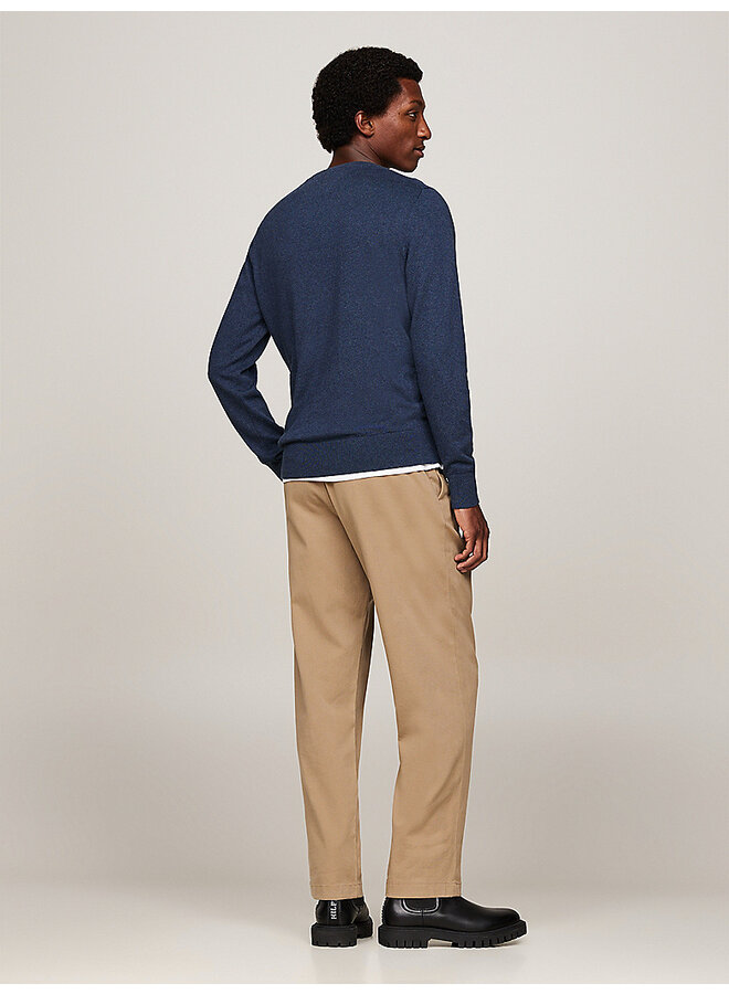 Tommy Hilfiger ronde hals pullover jeansblauw