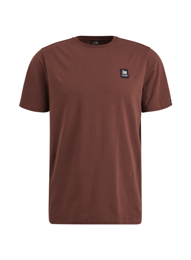 Vanguard t-shirt korte mouw uni bruin