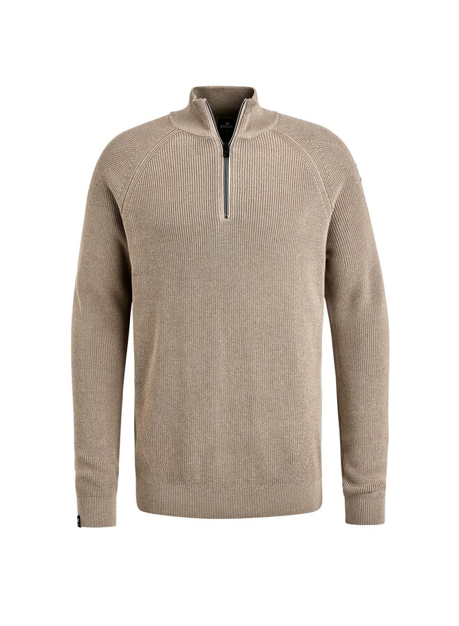 Vanguard half zip pullover beige
