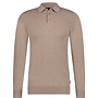 Saint Steve polo lange mouw taupe