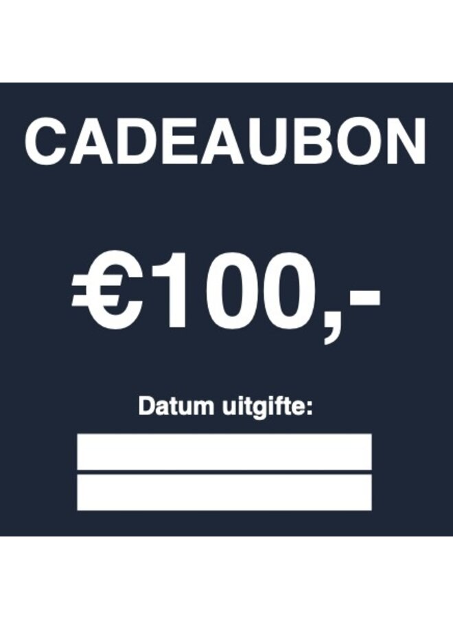 Bas de Wit mode Cadeaubon €100,-