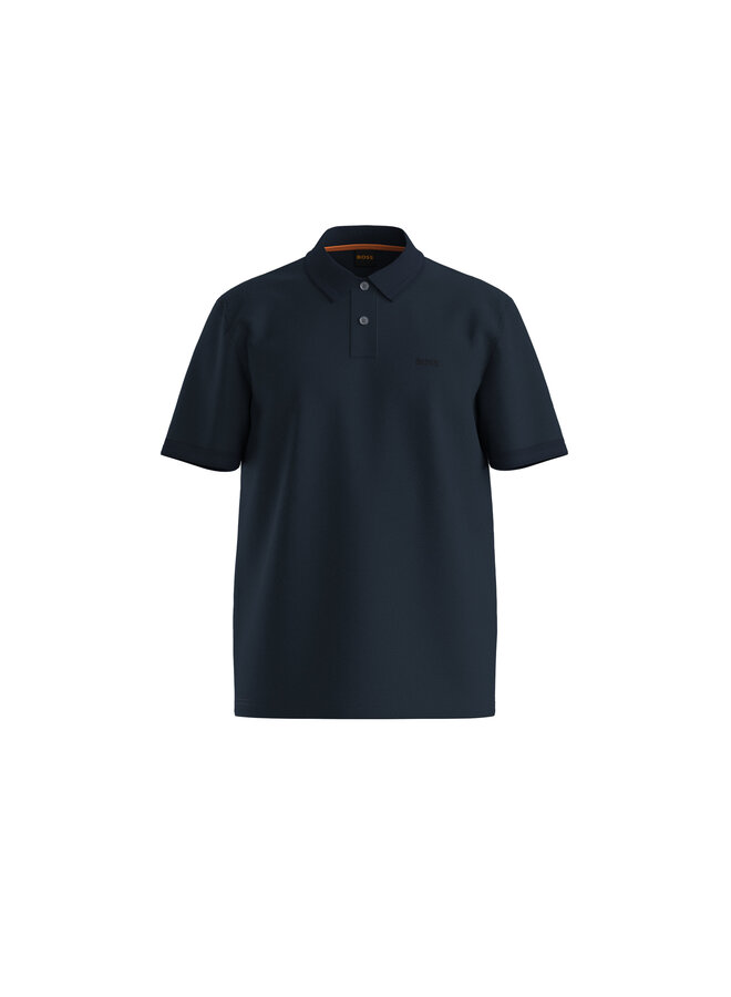 Hugo Boss Pe_Interlock polo korte mouw navy