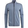 Vanguard viscose blend vest met rits licht blauw