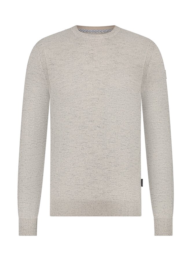 State of Art pullover ronde hals beige