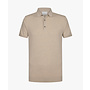 Profuomo polo korte mouw gebreid beige