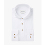 Profuomo japanse knitted poloshirt wit