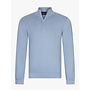 Cavallaro half zip pullover Orio grey blue
