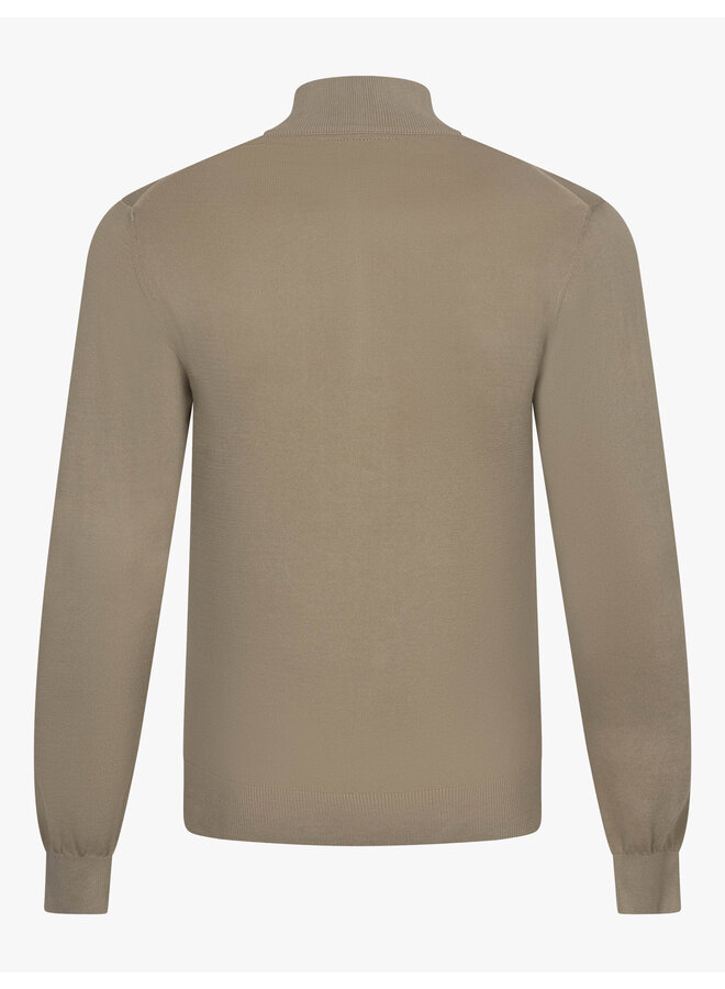 Cavallaro half zip pullover Orio light green