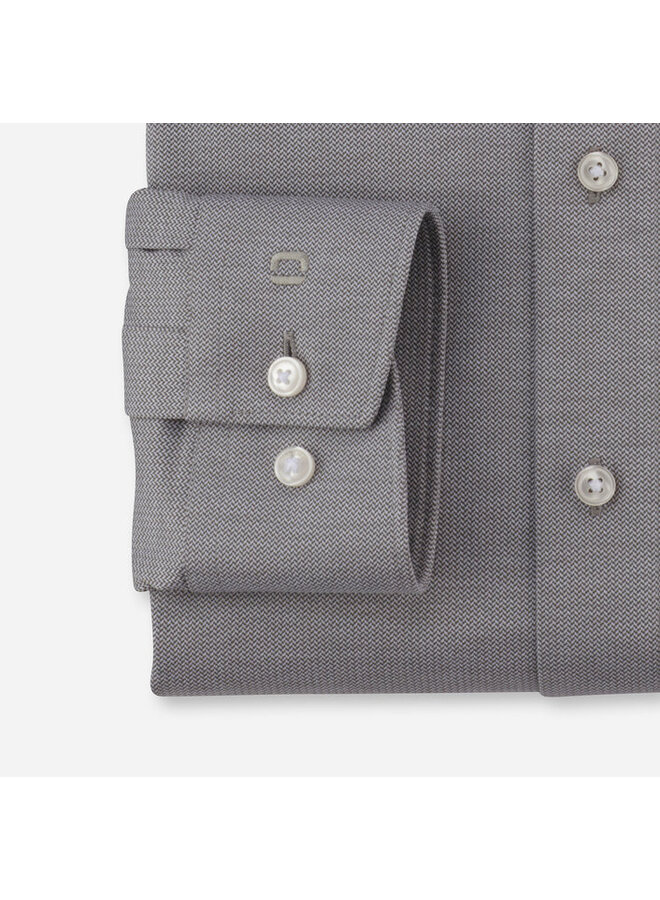 Olymp overhemd flex jersey modern fit groen